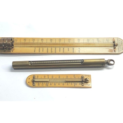 425 - 3 Antique thermometers