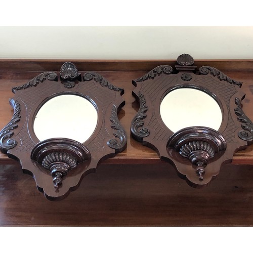 458 - Pair of antique wall mirrors