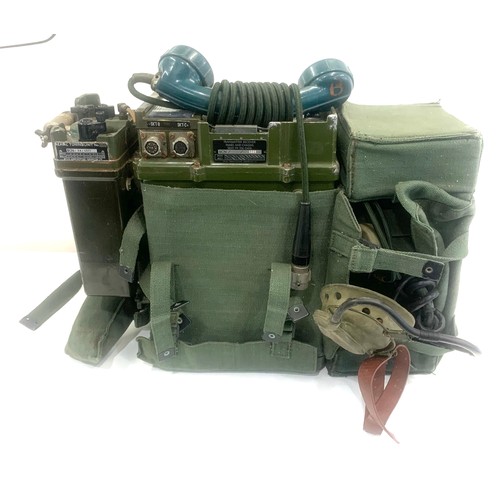 46 - WW2 period Transmitter receiver BCC30LP tuning military backpack