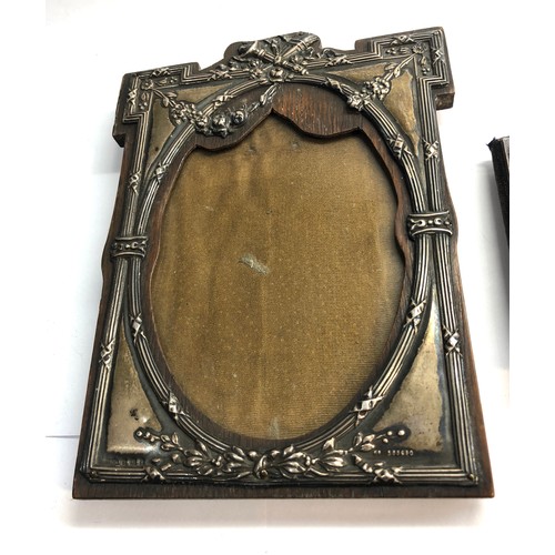 14 - 3 vintage silver picture frames