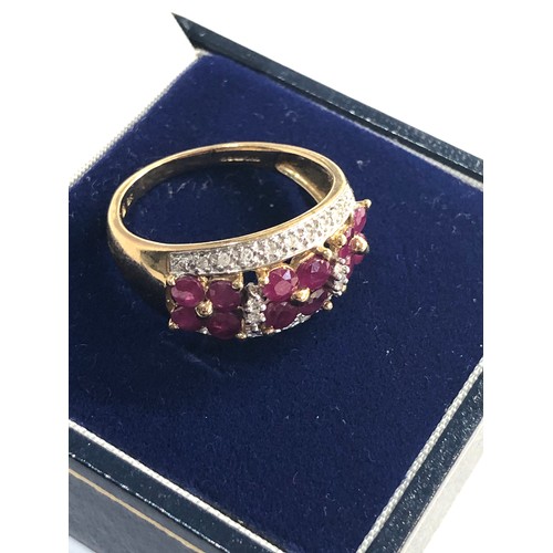 169 - 9ct gold Gem set dress ring weight 3.5g