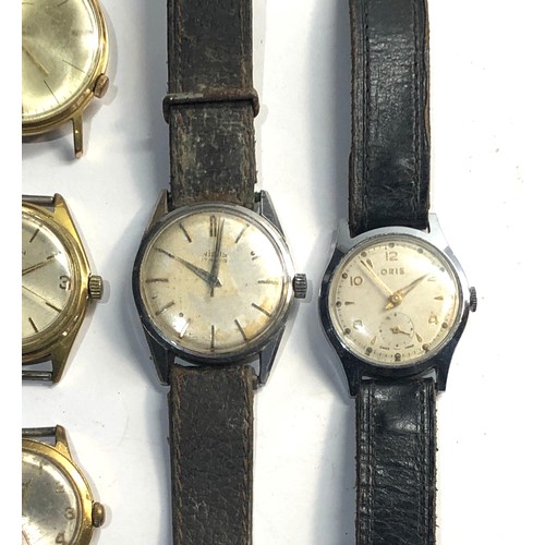 281 - Selection of 6 vintage mechanical wristwatches