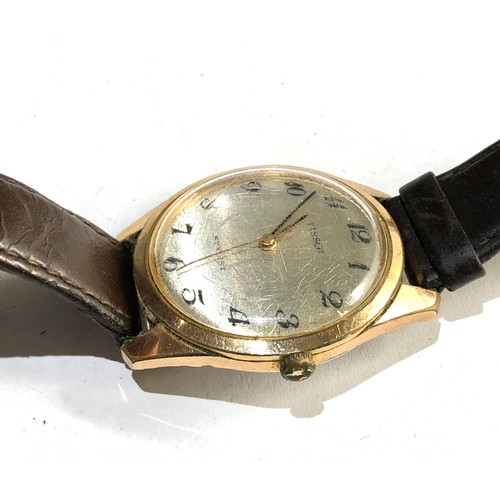 238 - Vintage gents Tissot stylist wristwatch manual wind watch it winds and ticks but no warranty given