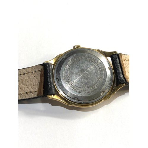 240 - Vintage J.W.Benson gents wristwatch the watch winds and ticks but no warranty given