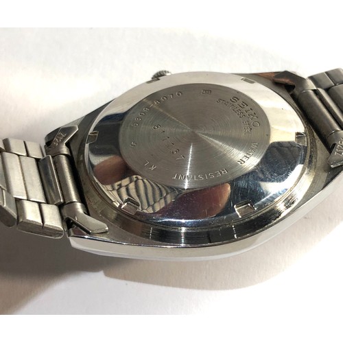 Vintage Seiko 5 automatic 6309-8970 wristwatch in good overall condition  working order but no warran
