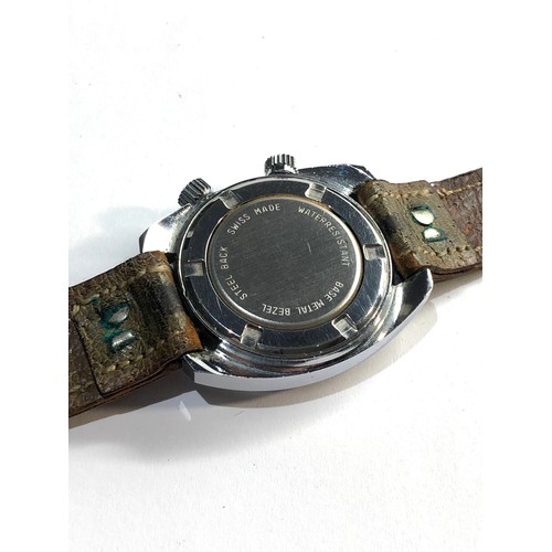 247 - Vintage Memostar alarm 17 jewel gents wristwatch good overall condition in working order but no warr... 