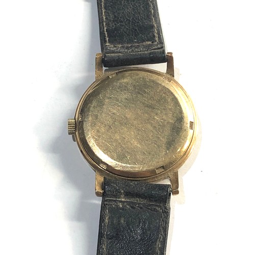 279 - Vintage gents 9ct gold rotary wristwatch