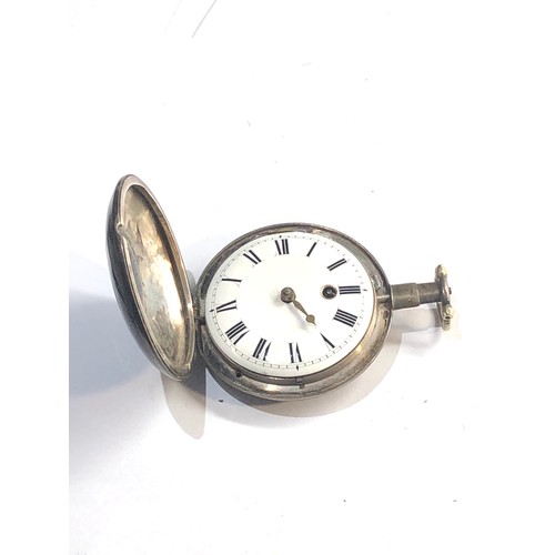 307 - Antique verge fusee pocket watch John Leeson London non working