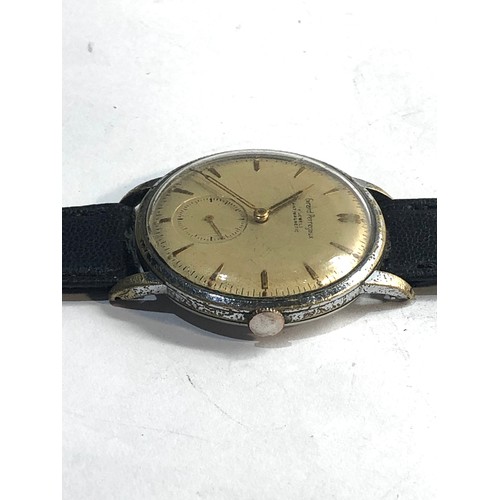 272 - Girard Perregaux gents wristwatch watch winds and ticks but no warranty given need repair to lug