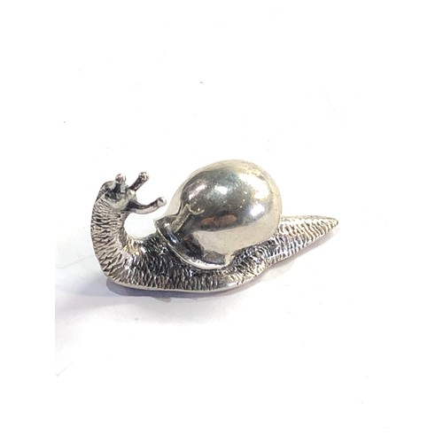 117 - Vintage dutch silver miniature snail dutch silver sword hallmarks