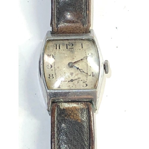 268 - Vintage Vertex wristwatch stainless steel case 15 jewel non working no warranty given