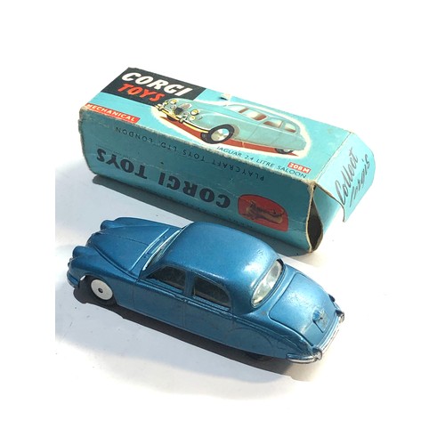 ULTRA RARE 1960s Corgi Toys Jaguar 2.4 Litre #208S With 'Spun Hubs' - MINT  - collectors item - Classentials