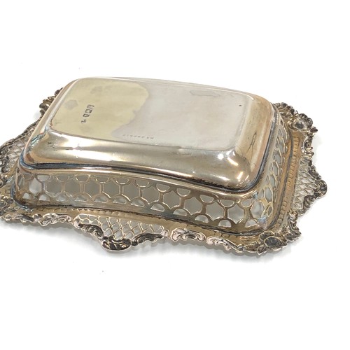 123 - Silver sweet dish