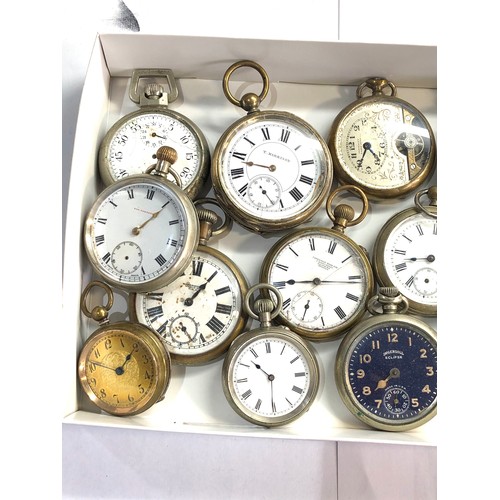 265 - Box of pocket watches spares and parts or repair