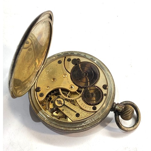 270 - Omega pocket watch spares or repair