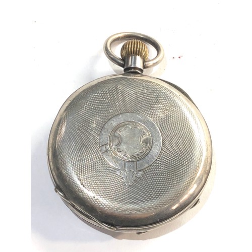 271 - Antique silver pocket watch Kendal & Dent London winds and ticks but no warranty given