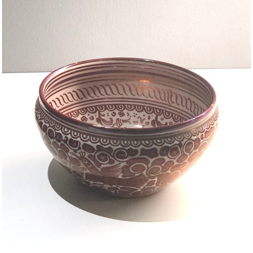 334 - 19th century Cantagalli bowl in the Hispano Moresque style