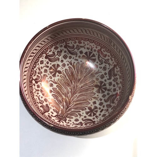 334 - 19th century Cantagalli bowl in the Hispano Moresque style