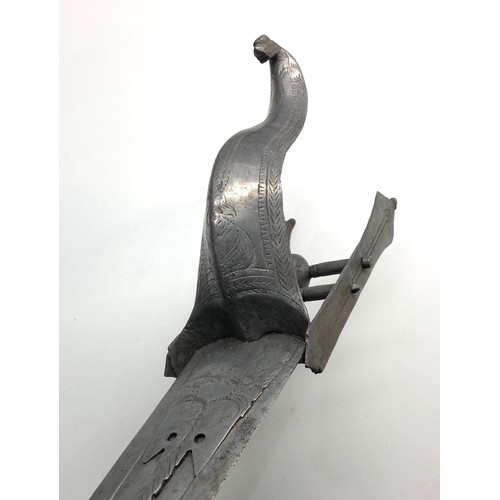 325 - Early Indian steel hooded Katar dagger