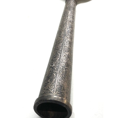 327 - Fine  19th century silver inlaid Indo Persian spear head