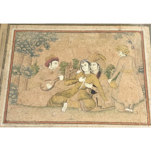 341 - Fine Indian Moghal framed miniature painting