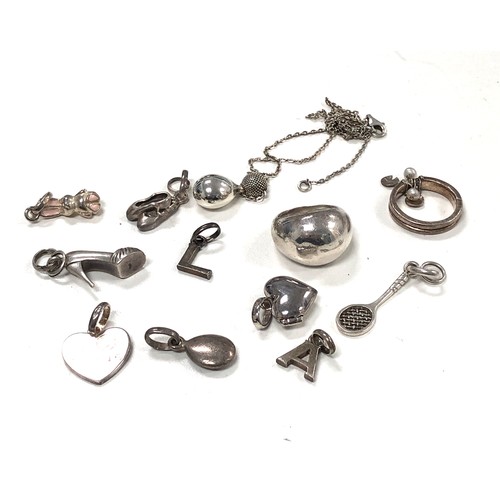 175 - 12 Links of London silver jewellery items