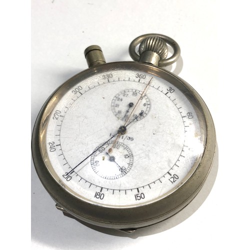 282 - 1939 air ministry chronograph centre second stop watch non working