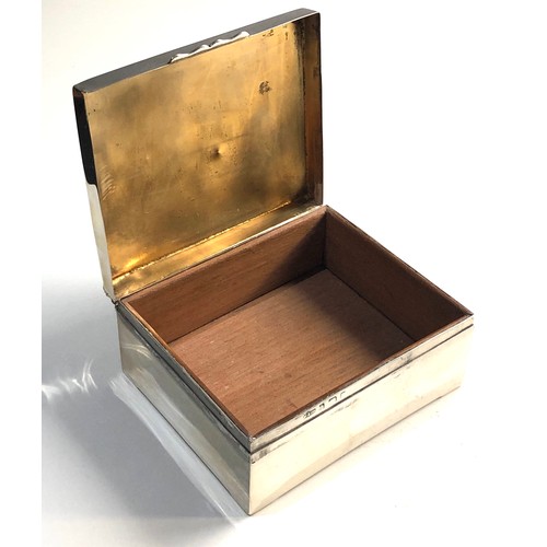 87 - Silver cigarette box