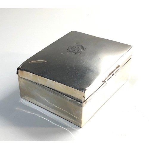 87 - Silver cigarette box