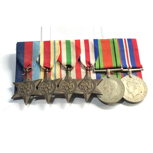 315 - 6 mounted ww2 medals