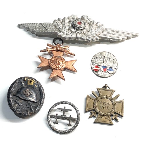 317 - 6 German /Bavarian medals & badges