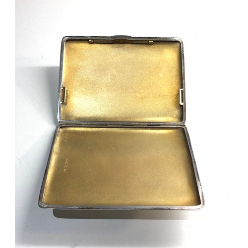 84 - Silver engine turned cigarette case