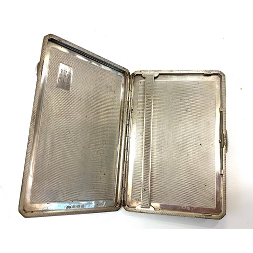 88 - Engine turned silver cigarette case