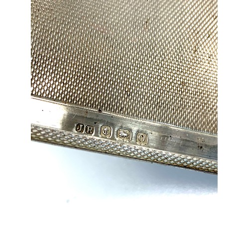 88 - Engine turned silver cigarette case