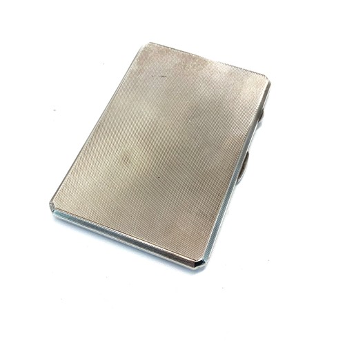 88 - Engine turned silver cigarette case