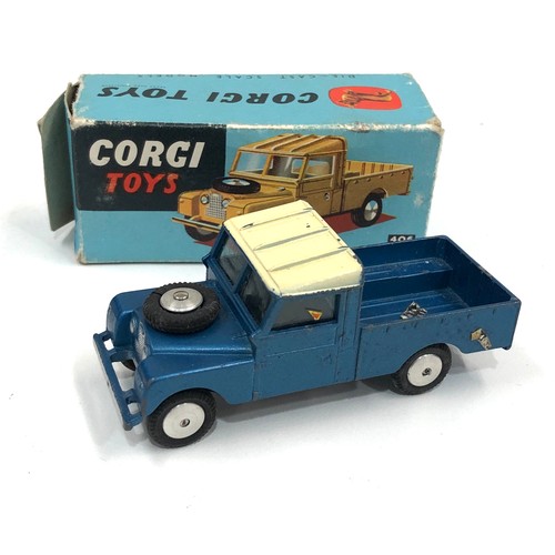 381 - Corgi toys 406 land rover  box missing fla