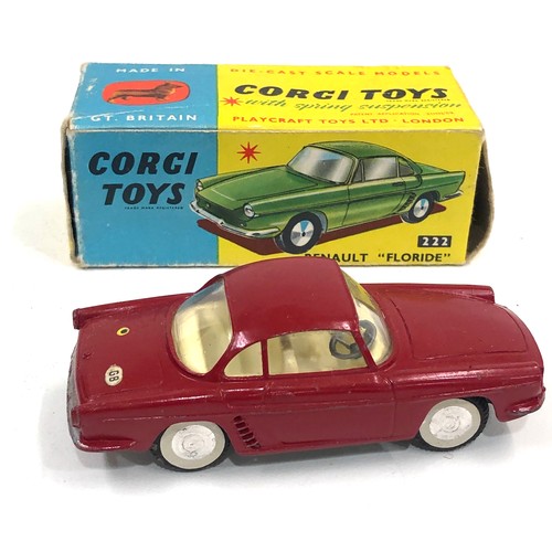 383 - Corgi toys 222 Renault Floride  boxed