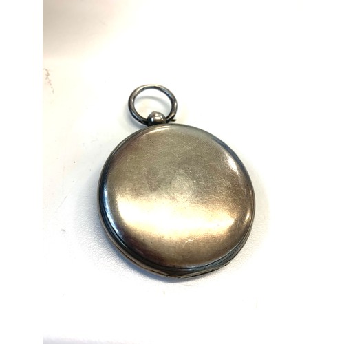 291 - Silver pocket watch, not working