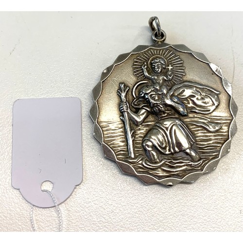 359 - Large Georg Jensen st Christopher medal