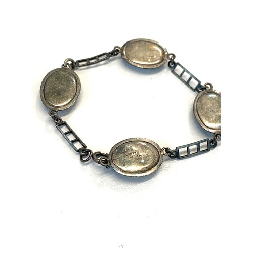 153 - Silver and butterfly bracelet