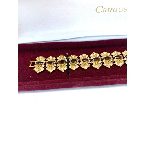 205 - Camrose and kross gemstone bracelet boxed