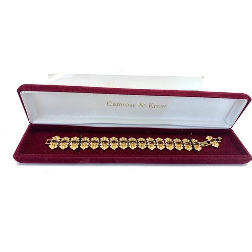 205 - Camrose and kross gemstone bracelet boxed