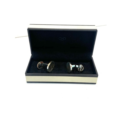 136 - Links of London silver cufflinks boxed