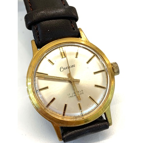 230 - Vintage Chateau 17 jewel gents wristwatch