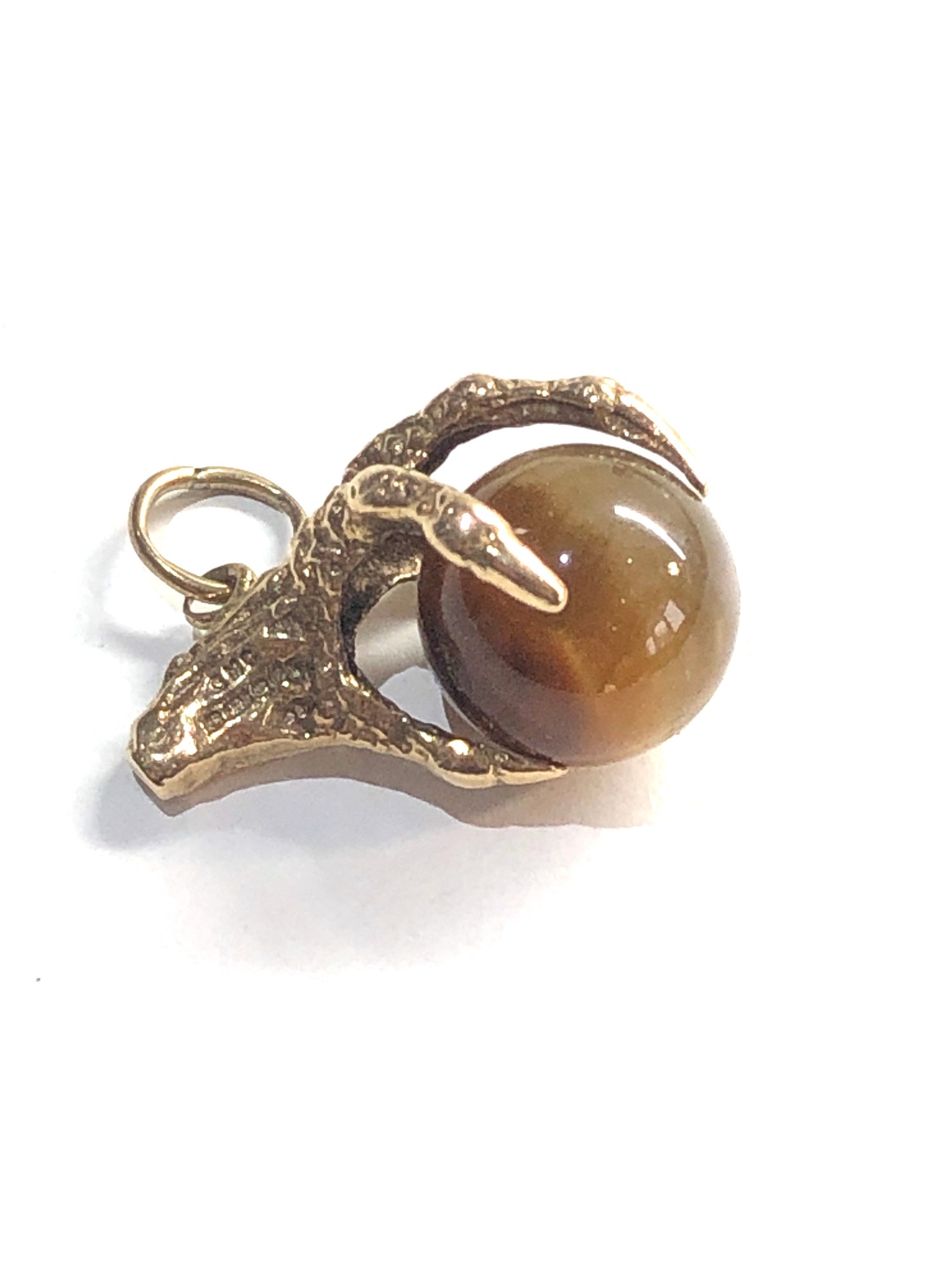 838. A Masonic Tiger Claw and Tiger Eye Gold Pendant - September 2011  Auction - ASPIRE AUCTIONS