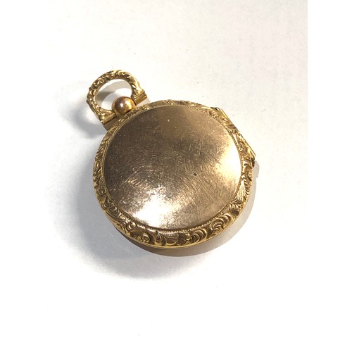 105 - vintage 9ct gold locket 5.7g