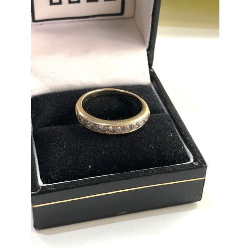 229 - 18ct gold diamond eternity ring