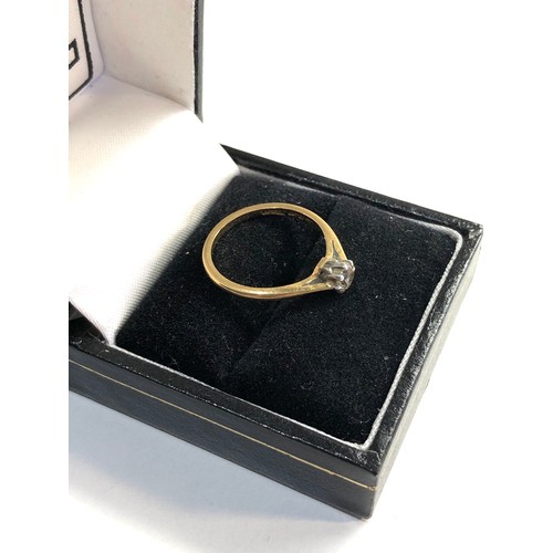 73 - 18ct gold diamond ring