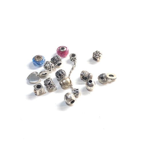 345 - 15 pandora silver charms