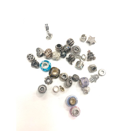 350 - 30 mixed brand silver charms